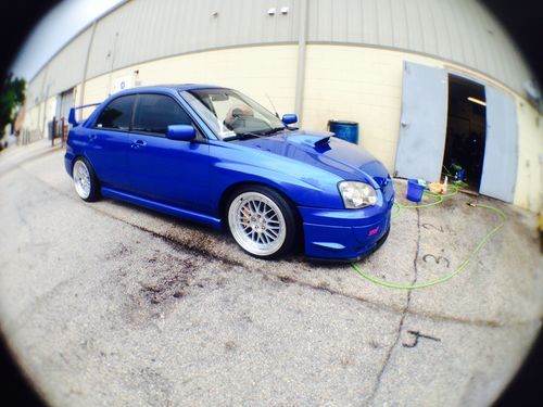 2004 subaru wrx/sti blue