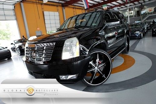 07 cadillac escalade awd bose nav pdc rear-cam 28in-u2-whls 3rd-row heat-ac-sts