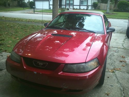 2002 ford mustang base convertible 2-door 3.8l