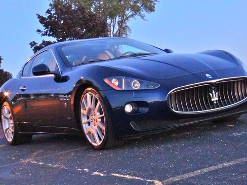 2008 blu mediteraneo maserati granturismo meticulously maintained
