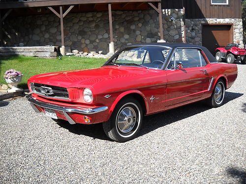 "original"  1965 mustang hardtop