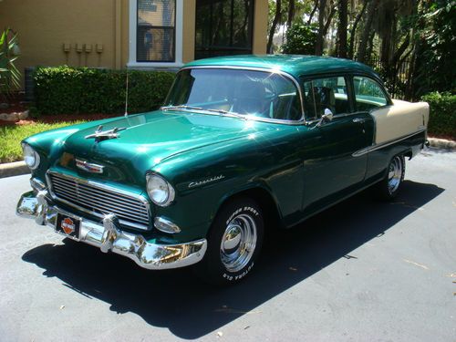 1955 chevrolet 210   2-door post     "no reserve auction"