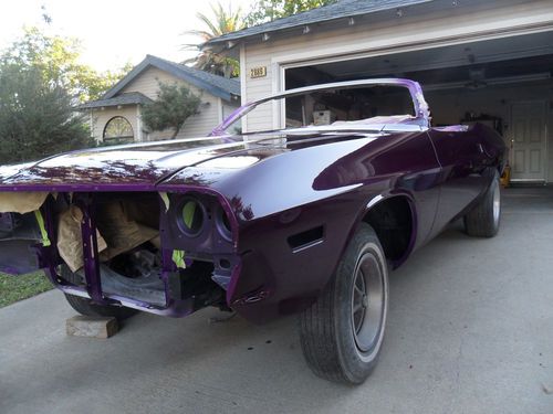1970 dodge challenger convertible- project car