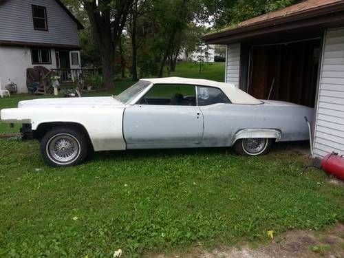 1969 cadillac deville base convertible 2-door 7.7l