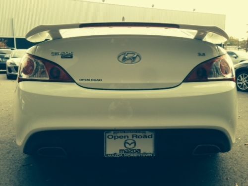 hyundai genesis coupe white 2010 rwd 3.8 Liter black leather interior with navi, US $19,889.00, image 7