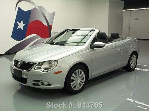 2009 volkswagen eos komfort convertible htd leather 49k texas direct auto