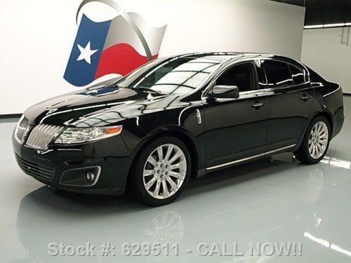 2009 lincoln mks ultimate pano roof nav rear cam 62k mi texas direct auto