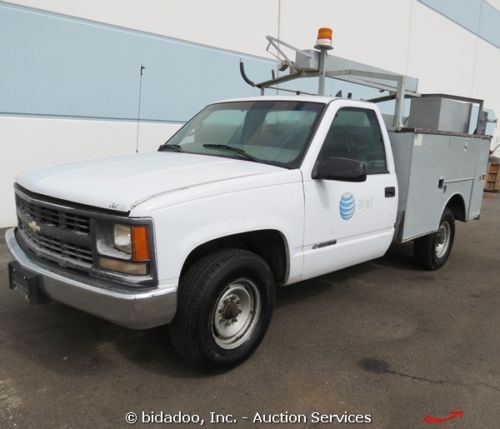 Chevrolet silverado c3500 service utility truck 5.7l v8 a/t a/c bidadoo