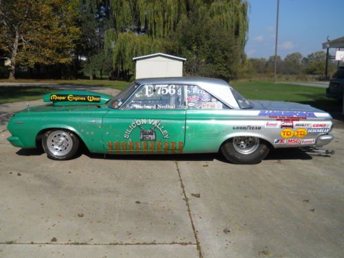 1964 Plymouth Sport Fury Full Chassis Drag Car, image 1