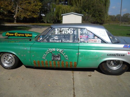 1964 Plymouth Sport Fury Full Chassis Drag Car, image 2