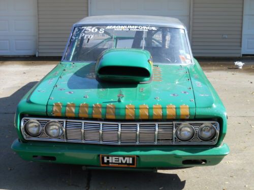 1964 Plymouth Sport Fury Full Chassis Drag Car, image 6