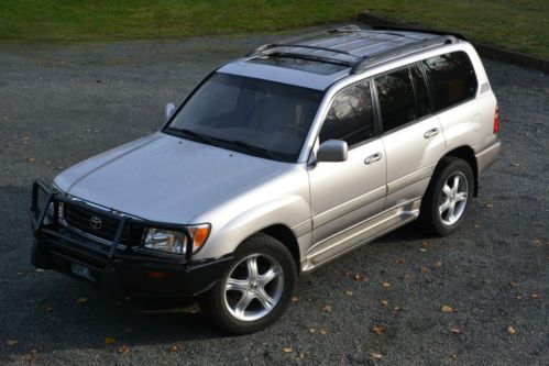 2001 toyota land cruiser suv 4-door 4.7l v8 w\ aussie bullbar (no reserve!)