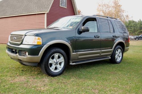 No reserve...good mileage 2003 ford explorer eddie bauer, v8, 4 wheel drive, pmr