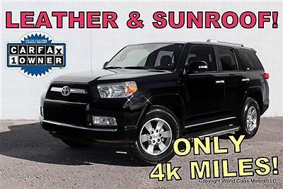 1-owner 2013 toyota 4runner sr5 leather sunroof 3rd row loaded! limited 10 11 12