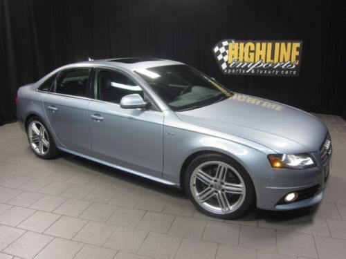 2009 audi a4 2.0t quattro s-line, factory navigation, b&amp;o sound, 1-owner!