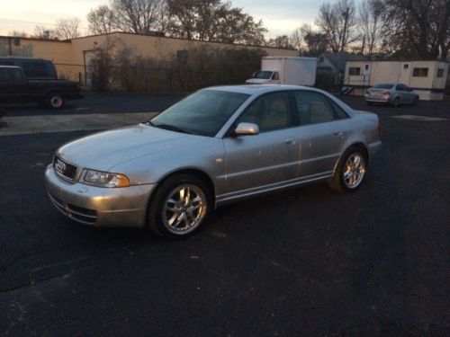 2000 audi s4, 6 speed manual, quattro awd, silver on black, clean!!