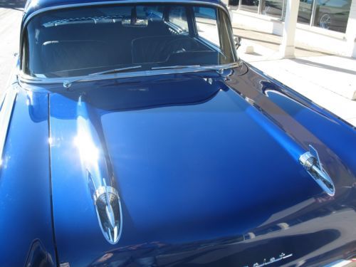 1957 Chevrolet 150 Deep blue 350 Muncie 4 speed leather disc brakes Vintage A/C, image 4