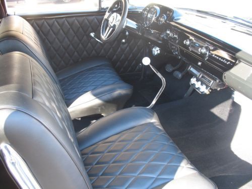 1957 Chevrolet 150 Deep blue 350 Muncie 4 speed leather disc brakes Vintage A/C, image 12