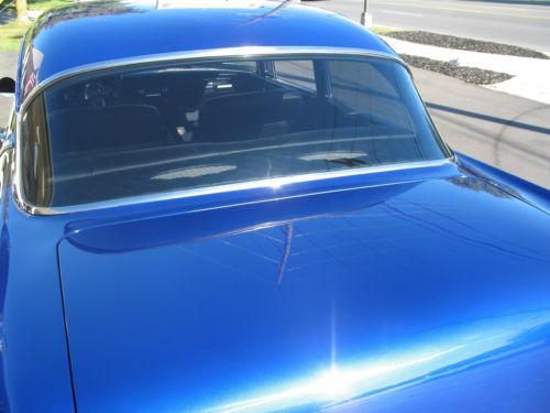 1957 Chevrolet 150 Deep blue 350 Muncie 4 speed leather disc brakes Vintage A/C, image 19