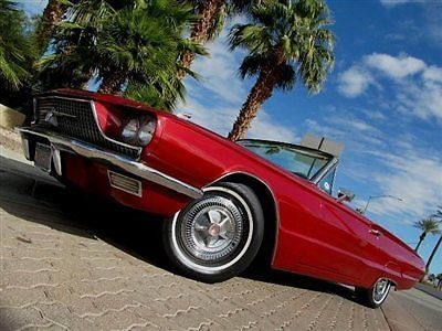 1966 ford thunderbird factory q code 428 retractable convertible no reserve!