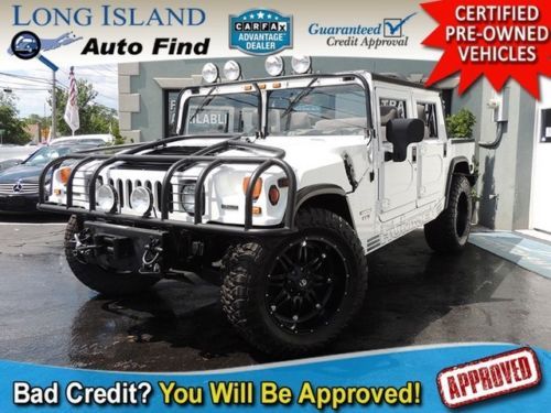 97 hummer h1 4x4 military soft top 22 wheels winch hid dvd alpine super clean