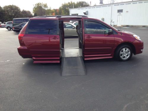 2005 toyota sienna wheelchair accessible handicap conversion van emc controls