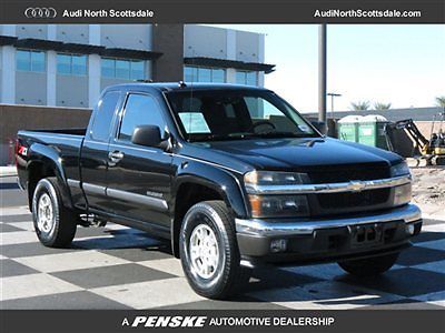 2004 chevrolet colorado-z71 package-awd- clean car fax-black-98k miles