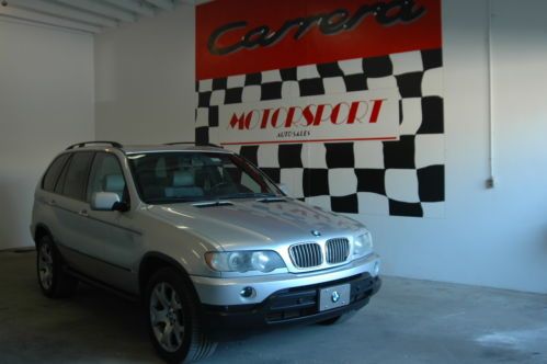 2000 bmw x5 4.4l engine automatic silver  on gray interior