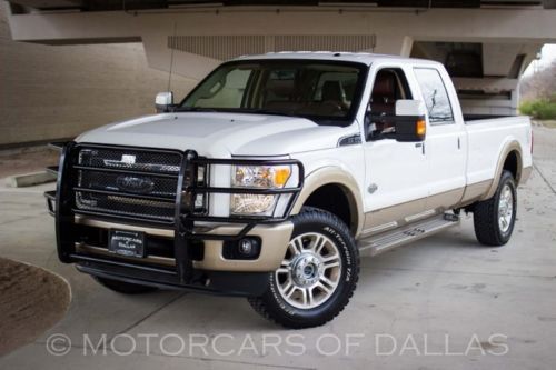 2012 ford f350 lariat king ranch 4x4 navigation bluetooth sat radio