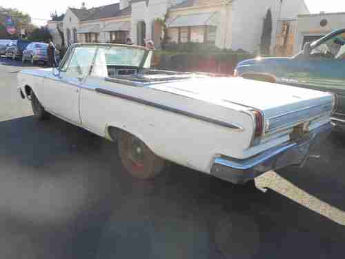 1965 Dodge Coronet Convertible California Classic Barn Stored Since 1981, image 5