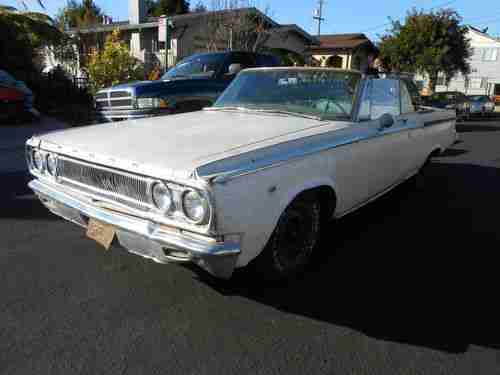 1965 Dodge Coronet Convertible California Classic Barn Stored Since 1981, image 6