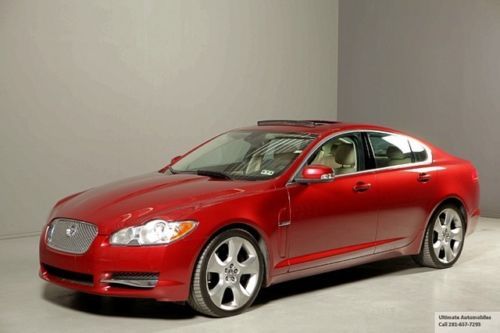 2009 jaguar xf supercharged nav sunroof leather rearcam heat/cool seats bowers !