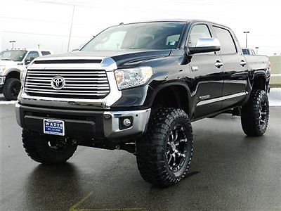 Tundra crew max limited 4x4 custom new lift wheels tires navigation roof auto