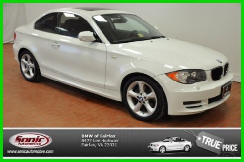 2011 bmw 128i coupe 3l i6 24v, ipod, warranty, 32k miles, heated seats, auto