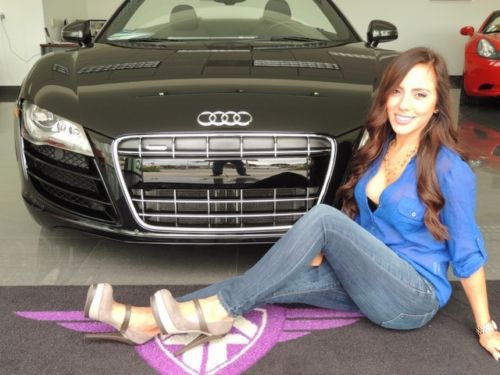 Florida garage kept 1 owner r8 spyder v10 only 1900 miles loaded with options!