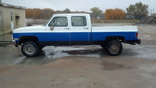 1988 chevy crew cab custom built shortbox 4x4