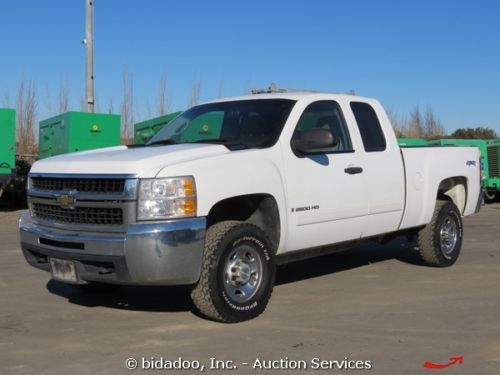 2007 chevrolet 2500hd 4x4 extended cab pickup truck 6.0l v8 a/t a/c silverado