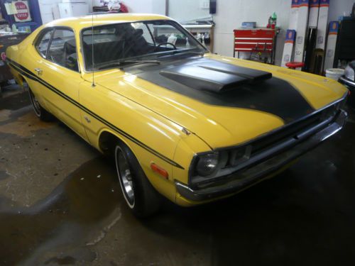 1972  dodge demon matching numbers car with 340 hp automatic stored since 1999