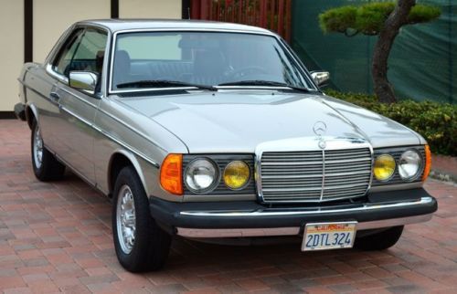 1985 mercedes 300cd turbo diesel coupe leather interior orig paint gorgeous car