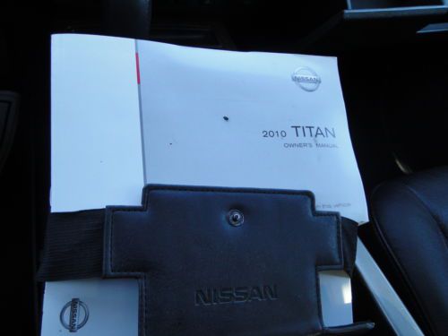 2010 NISSAN TITAN LE CREW CAB 4WD REPAIRABLE DAMAGE REBUILDABE SALVAGE TITLE, US $14,900.00, image 59