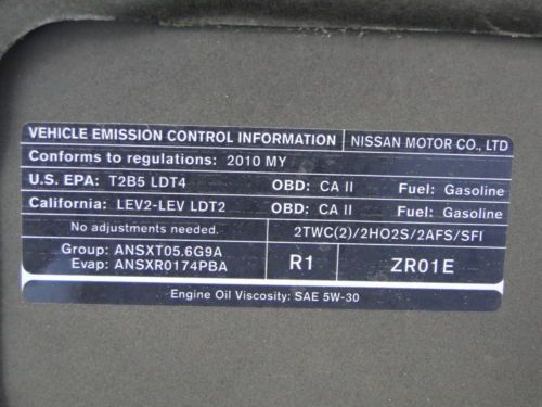 2010 NISSAN TITAN LE CREW CAB 4WD REPAIRABLE DAMAGE REBUILDABE SALVAGE TITLE, US $14,900.00, image 61