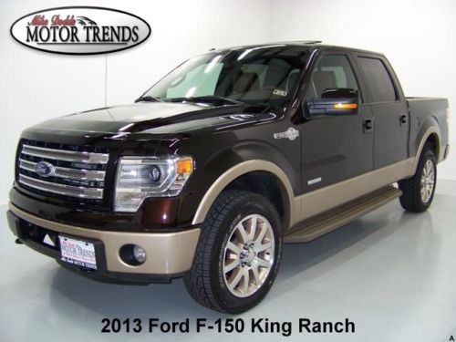 2013 ford f-150 4wd king ranch navigation rearcam sunroof heated ac seats 4k