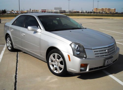 Awesome silver 2006 cadillac cts base sedan 4-door 2.8l -very clean &amp; straight