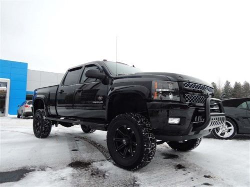 13 chevy silverado 2500 4x4 ltz duramax diesel lifted 37&#034; tires 20&#034; rims roof