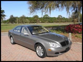 03 mercedes-benz s-class s500  5.0l 48k miles  navigation dual air cd changer