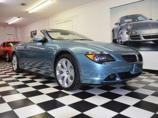 2006 bmw 650 cic only 21k miles sport pkg prem pkg htd seat serviced carfax