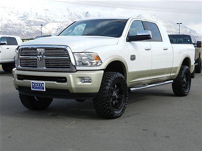 Dodge ram mega cab laramie longhorn 4x4 custom lift wheels tires nav leather