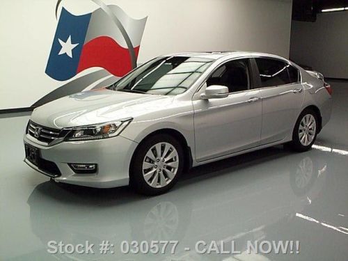 2013 honda accord ex-l leather sunroof nav rear cam 16k texas direct auto