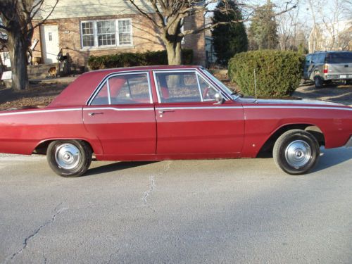 1967 dodge dart 270 burgandy rust free arizona classic / runs good good trans