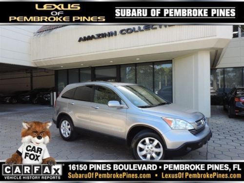 2008 hond cr-v silver ex-l suv 2.4l cd financing